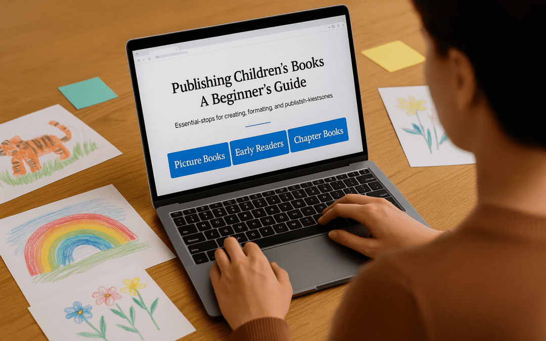 A beginner author planning how to publish a children's book