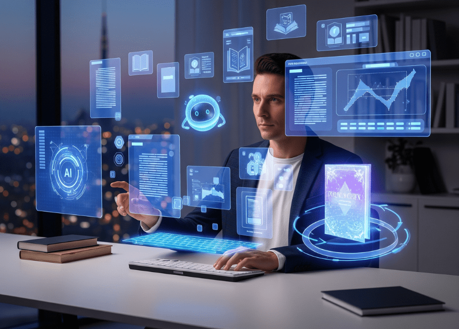 AI in publishing 2025 – authors using AI tools for writing, editing, and book marketing