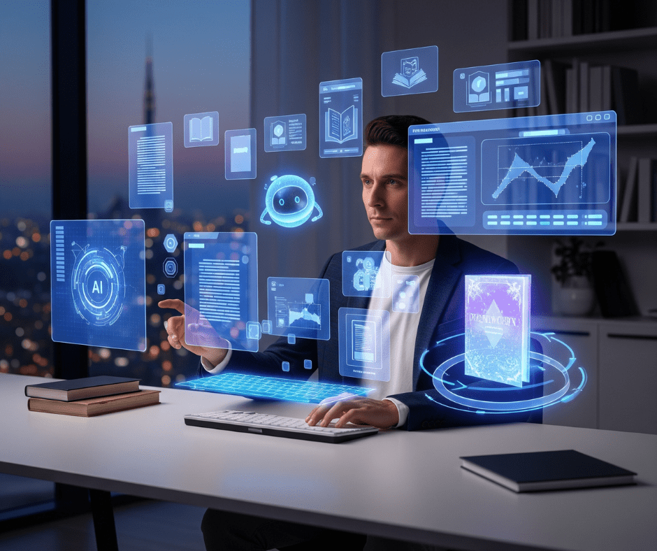 AI in publishing 2025 &ndash; authors using AI tools for writing, editing, and book marketing