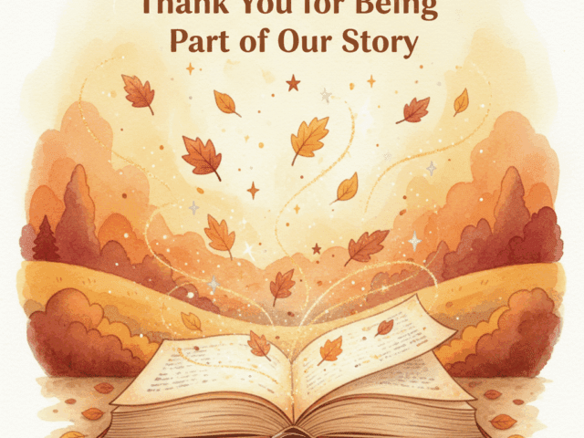 Thankful for the Stories We Share Together